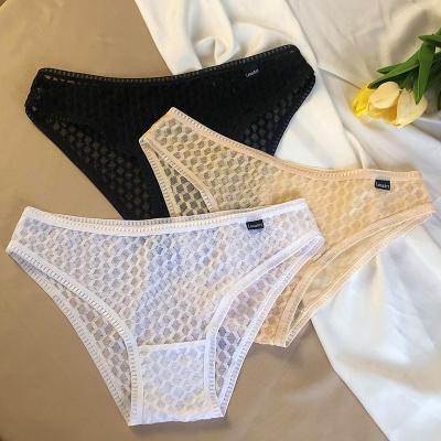 China New Design Breathable Sexy Panties For Woman Hollow Out Briefs Gauze Breathable Women Underwear for sale