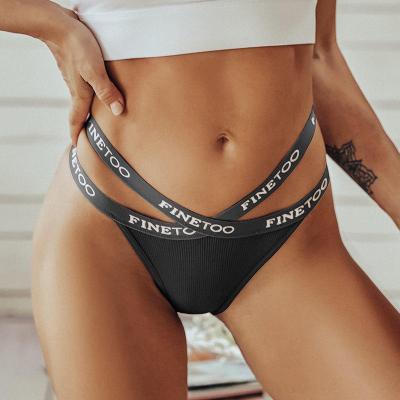 China High Quality Cotton Cross Thongs Strap New Arrival Women's Sexy Seamless T-back Women's Breathable Underwear for sale