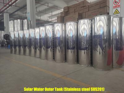 China Outdoor Standard Solar Water Heater Prices Solar Vacuum Tube Solar Water Heater Auxiliary Tank for sale