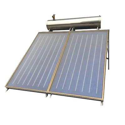 China Price 200 Lpd Solar Water Heater Solar Pressure Water Heater Household Solar Water Heater Flat Dish Eco Power for sale