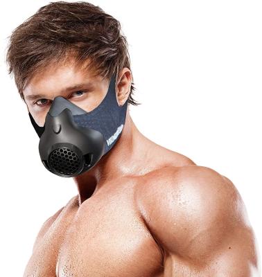 China High Altitude Sport Breathing Training Breathing Mask With 48 Levels Workout Fitness Exercise for sale