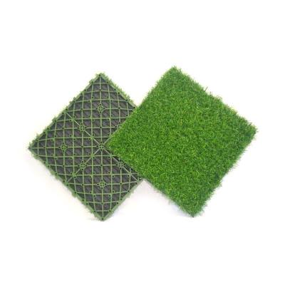 China Garden Decoration Yang Tai Children's Park Kindergarten School Permeable Artificial Grass Free Splicing Indoor And Outdoor Parking Terrace Decorate Balconies Artificial Grass Te koop