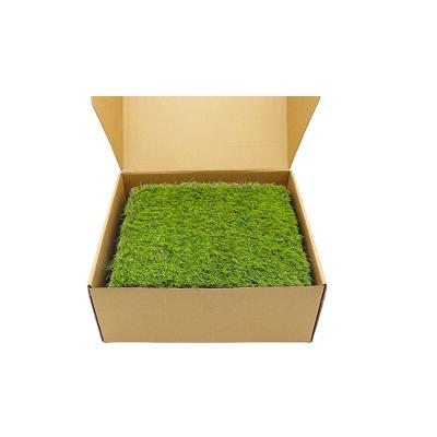 China Garden Terrace Hedge Edging Sports Grass Tiles Flooring Square 30 X 30 Artificial Grass Tile for sale