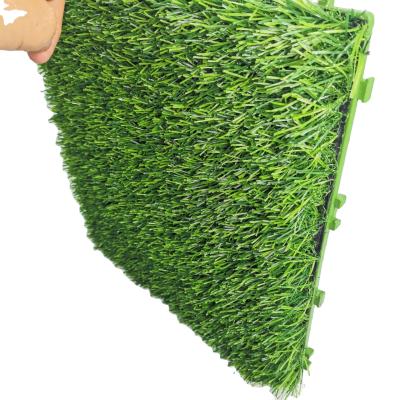 China Mosaic Chain Free Lawn Floor Garden Lawn Terrace Hedges Edging DIY Sports Tile Ground Artificial Grass Tiles For Balcony Home Decoration Artificial Grass Tiles Te koop