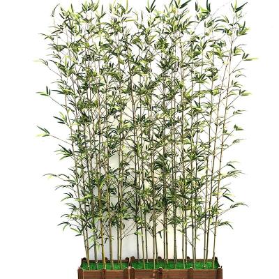 China Latest Products Environmentally Friendly Artificial Bamboo Tree Landscaping Best Selling Decorative Artificial Bamboo for sale