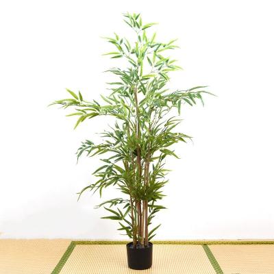 China Latest Best Selling Products Decoration Artificial Bamboo Landscape Environmentally Friendly Plastic Artificial Lucky Bamboo for sale