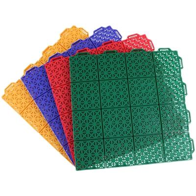 中国 Durable And Strong Plastic Floor Tile School Kindergarten Bathroom Toilet Floor Mats Rugs Bathroom Solid Non-slip Floor Mats 販売のため