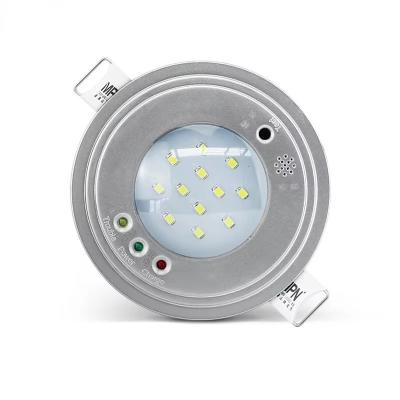 China 1108 Round Fireproof Recessed Installation Emergency Down Lights for Shopping Mall for sale