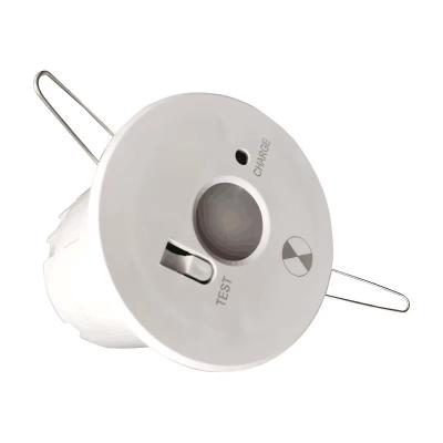 China Modern 2.5 Inch Aluminum Embedded Downlight for Indoor Corridor Stair Aisle Emergency for sale