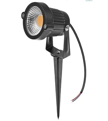 China DC12V IP65 810lm Outdoor COB Spotlight Aluminum Body LED Floor Light for Lawn Garden Tree for sale