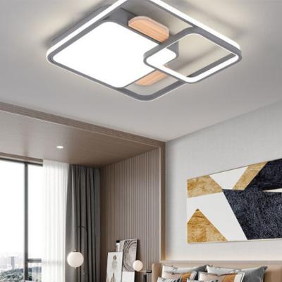 China Square Creative Design LED Ceiling Lamp for Modern Nordic Style Home Office Bedroom for sale