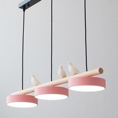 China Free Sample Nordic Minimalist 3 Heads Hanging Birds LED Pendant Light for Dining Room for sale