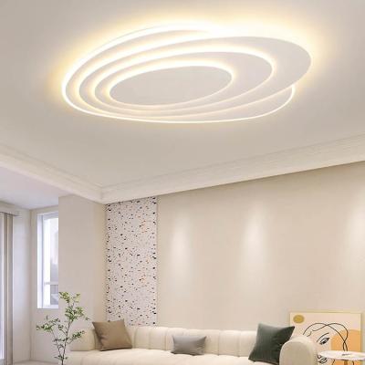 China Modern Intelligence LED Ceiling Light Surface Mounted Home Decoration Acrylic Cover Iron Base Induction Lamps Living Room for sale