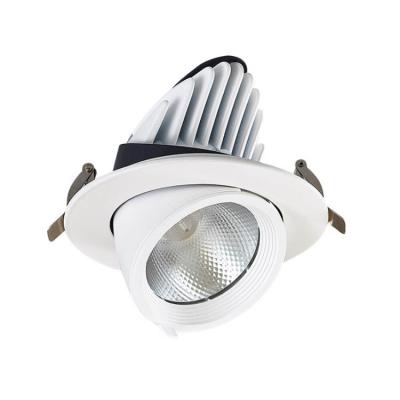 China 30W LED COB Ceiling Recessed Downlight 6000K for Store Lighting Agi32 Layout Service for sale