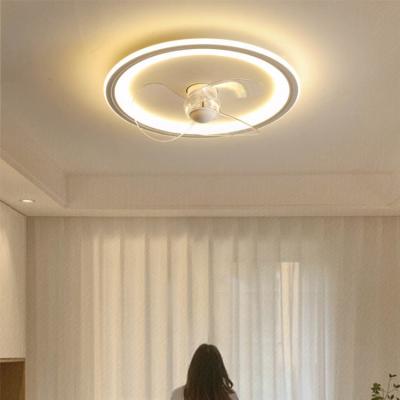 China 2000 Working Lifetime Ultra Slim Ceiling Fan Light with Simple Intelligent Design for sale