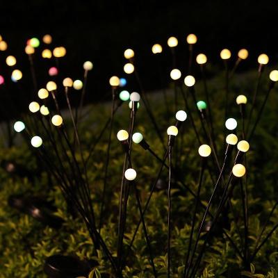 China Solar Garden Light 10 Bulbs LED Firefly Lamp for Durable Outdoor Christmas Decorations for sale