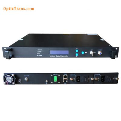 China FTTH 1550nm CATV Optical Transmitter Use For FTTH FTTB Network for sale