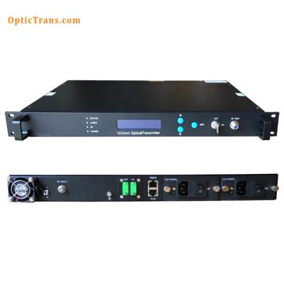 China Direct Modulated FTTH FTTH Optical Transmitter Use For RF Overlay 1550nm for sale