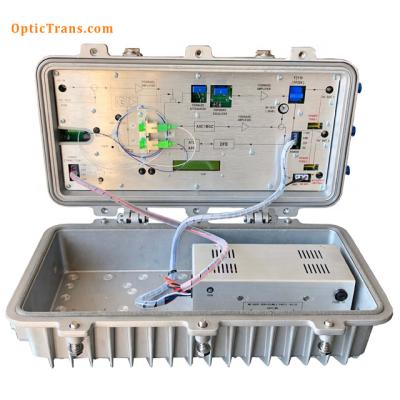 China Outdoor 1310nm Optical FTTH CATV Transmitter for sale