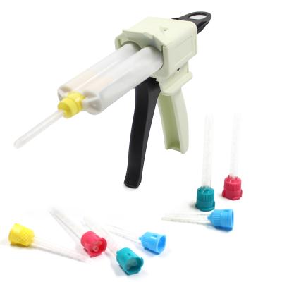 China Clinic Dental Plastic Compule Gun Gun Impression Dispenser Gun / Compule Dispenser for sale