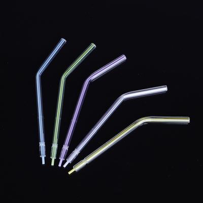 China Dental Curved Three Way Disposable Air Syringe Tip Air Syringe Factory Price Factory Price Long Sector Tip For Tooth Cleaning for sale