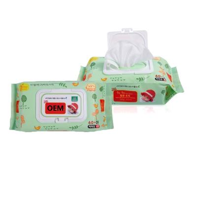 China China Baby's Cleaning Manufacturer Cleaning Qualified Baby Wet Wipes Without Harm Natural Organic Baby Wet Cloth for sale