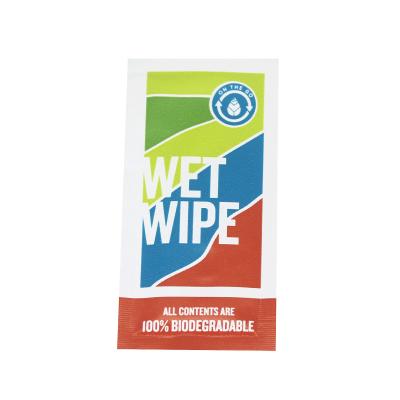 China ANTISEPTIC Factory Direct Selling OEM ODM Pack Single Piece Nonwoven Fabric Wet Towel Cloths For Restaurants Hand Restaurant Wet Cloths Logo for sale