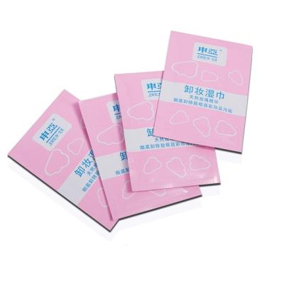 China Face Facial Cleansing Wipes Remove Makeup Mascara Dirt And Oil Disposable Extractable Wet Cloth for sale