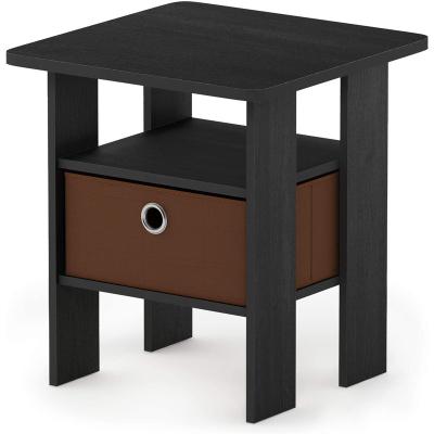 China (Other) adjustable minimalist bedside table with fabric drawer bedside coffee table for sale