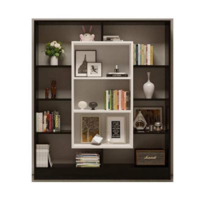 China Creative bookshelf (the other) of living room adjustable wooden office furniture shelf for sale