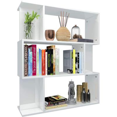 China Wall Designs (Others) White Wooden Book Shelves Adjustable Shelf Stretch Shelf for sale