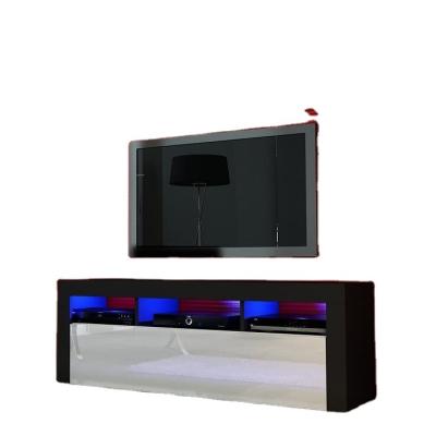 China Adjustable (Other) Led Furniture Modern Wall TV Cabinet TV Cabinet Units High Gloss Cabinet Cabinet for sale