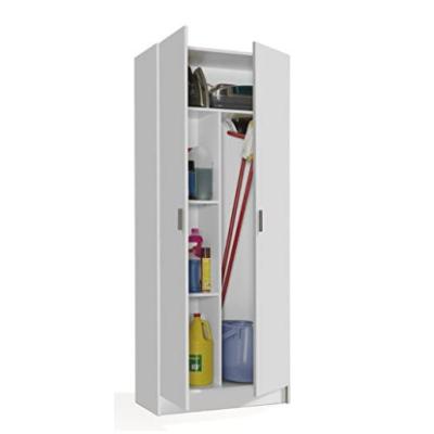 China (Other) Large Adjustable White Wood Storage Cabinet With Door Toolbox Cabinet Storage for sale