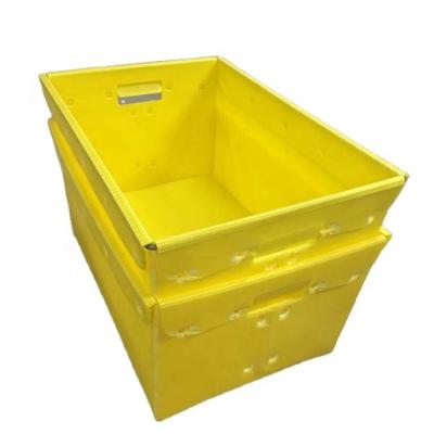 China Customized Recyclable Corrugated Plastic Postal Packaging Stackable Storage Containers for sale