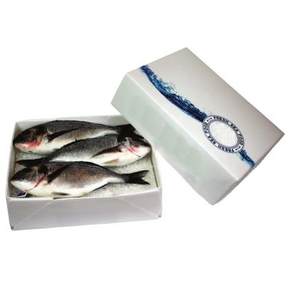 China Recyclable Customized PP Corrugated Plastic Frozen Seafood Box for sale