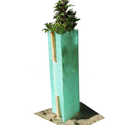 China Corrugated Plastic Tree Protectors PP Tree Guards Plant Protector Shelter Plants for sale