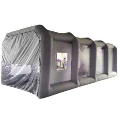 China Car Paint Booth Large Durable Oxford Automotive Room Inflatable Spray Booth Tent Car Paint Booth for sale