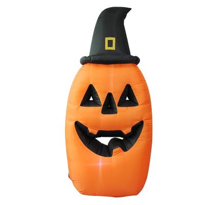 China 100% Polyester High Quality Commercial Outdoor or Indoor Glowing Inflatable Halloween Pumpkin Decorations for sale