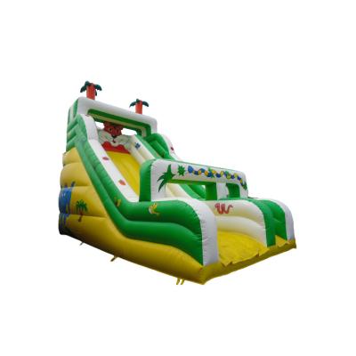 China New Water Proof Design Bounce House Summer Fun Toys Children's Castle Inflatable Slide Inflatable Dry Slide for sale