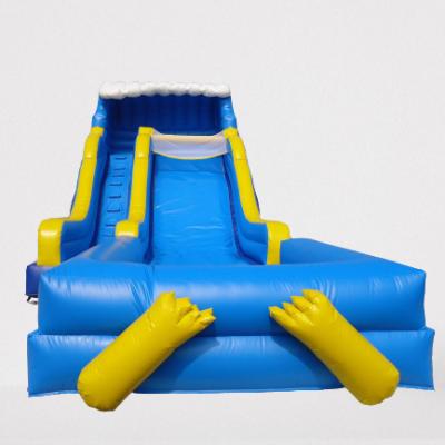 China Cheap Water Proof China Water Slide With Pool Explosion For Party Rental Commercial Use Inflatable Water Slides For Kids for sale