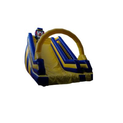 China 2020 Hot Selling Water Proof Inflatable Castles Slides Kids Cardboard Inflatable Clown Bounce With Slide for sale