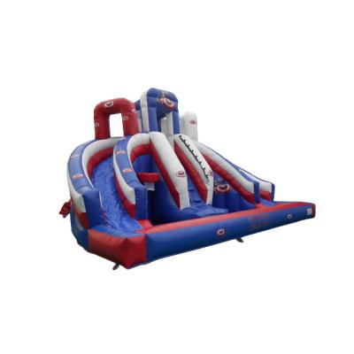 China Water Proof 10*8*6M Commercial Giant Inflatable Water Slide With Pool For Adults For Sale Made Of Best PVC Tarpaulin From China for sale