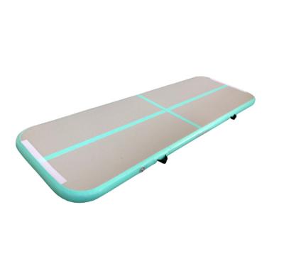 China Good Quality PVC Outdoor Waterproof Inflatable Mattress Mat Gymnastic Air Track For Gym Customized for sale