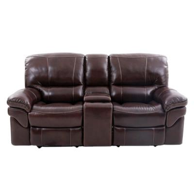 China (Size)MANWAH Adjustable ENCOURAGES Hot Sale Sectional Luxury Living Room Furniture Modern Couch Recliner Luxury Leather Sofa 321 for sale