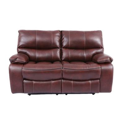 China (Size)MANWAH Adjustable ENCOURAGES American Modern Style Living Room Furniture Recliner Sectional Luxury Leather Sofa 321 for sale