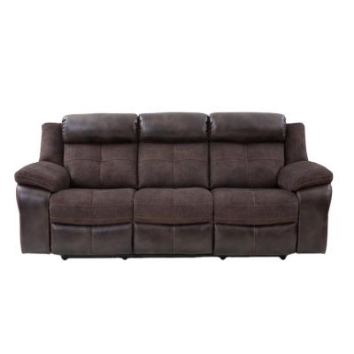 China (Size)MANWAH Adjustable ENCOURAGES American Modern Leather Furniture Recliner Living Room Couch Sectional Sofa 321 for sale