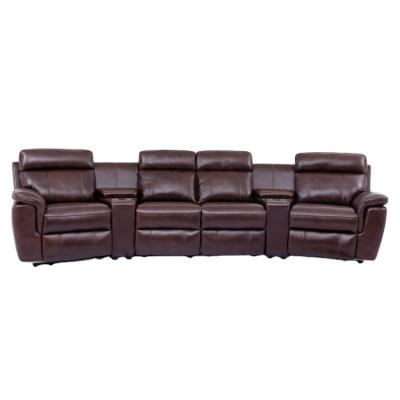 China MANWAH furniture set living rooms (size) modern luxury adjustable recliner couch home theater sectionals new leather sofas for sale