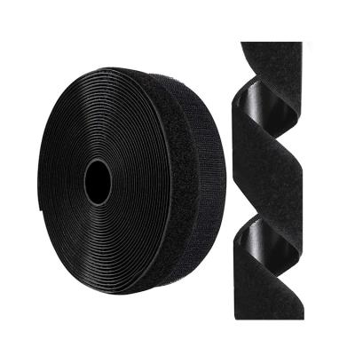 China Factory Direct Sales Viable High Quality Glue Self Adhesive Hook And Loop Tape With Custom Size And Shapes for sale