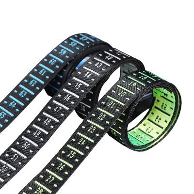 China New high tenacity 8 color ruler jacquard webbing jacquard webbing elastic band webbing jacquard webbing for sale