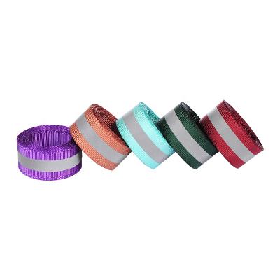 China Pineapple high pattern Christmas toy handbag factory direct sales tenacity webbing glitter colorful nylon ribbon for sale